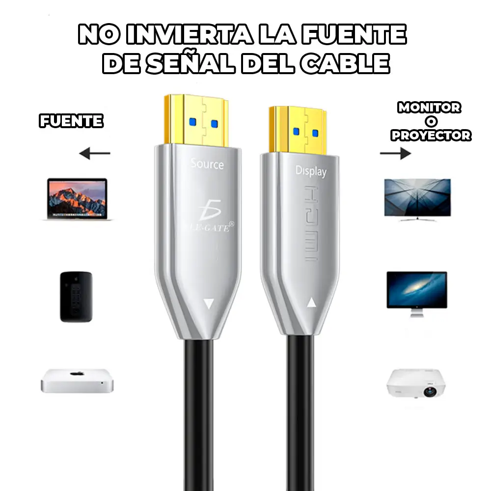 Cable Hdmi 50 Metros Fullhd 4K Para Pantalla grande