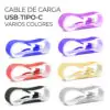 Cable Usb Entrada Tipo c Type-c Reforzado Cubierta Tela