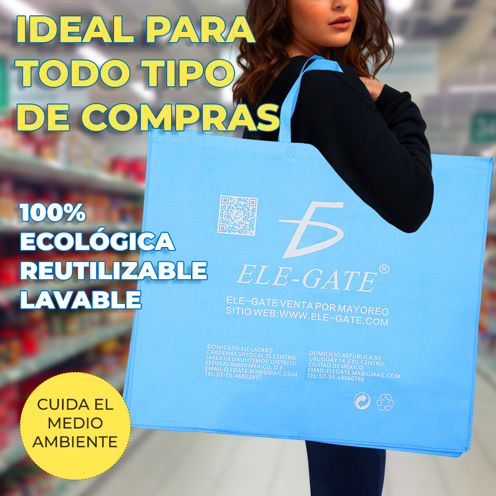 Bolsa de Tela Reusable Ecologica Reutilizable Eco Friendly