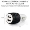 Combo Cargador Para Auto 2.1a Dual Usb