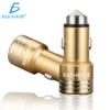 Cargador Usb Doble 2a Encendedor Coche Auto Celular Aluminio