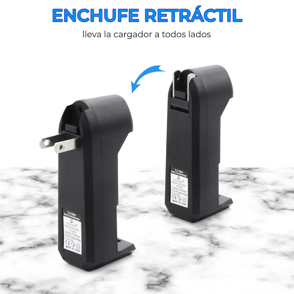 Cargador Universal Pila Bateria 18650 17670 14500 10440 Y mas