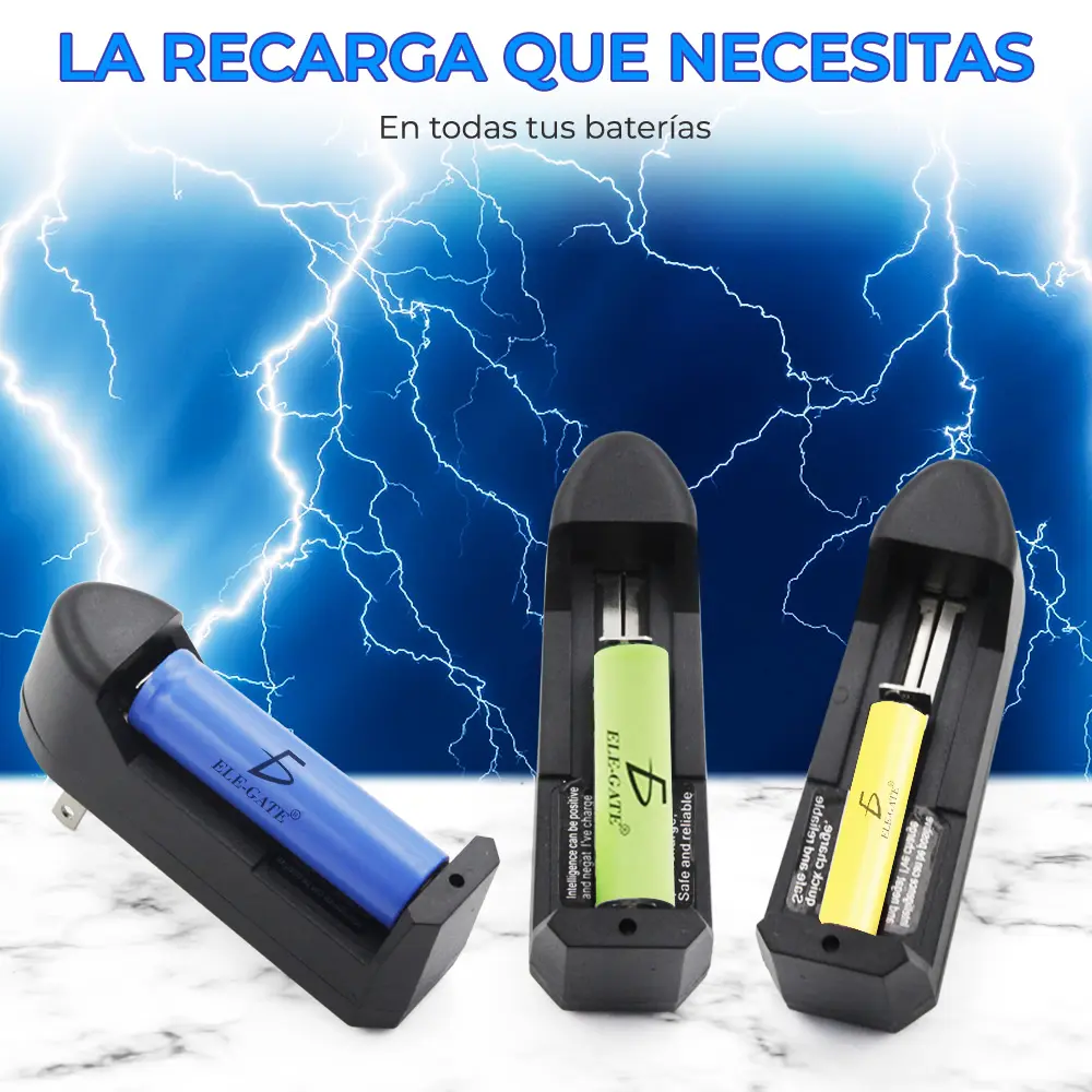 Cargador Universal Pila Bateria 18650 17670 14500 10440 Y mas