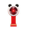 Mini Ventilador Recargable Con Luz RGB Forma de Mickey