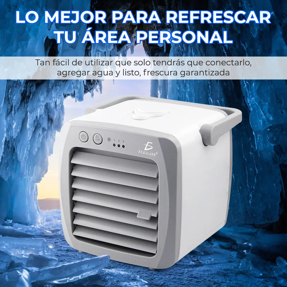 Aire Acondicionado Pequeño Cargar por Usb Para Escritorio