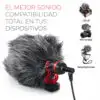 Micrófono Cardioide Universal Para Entrevistas Vídeo Micrófono Cardioide Universal Para Entrevistas Vídeo
