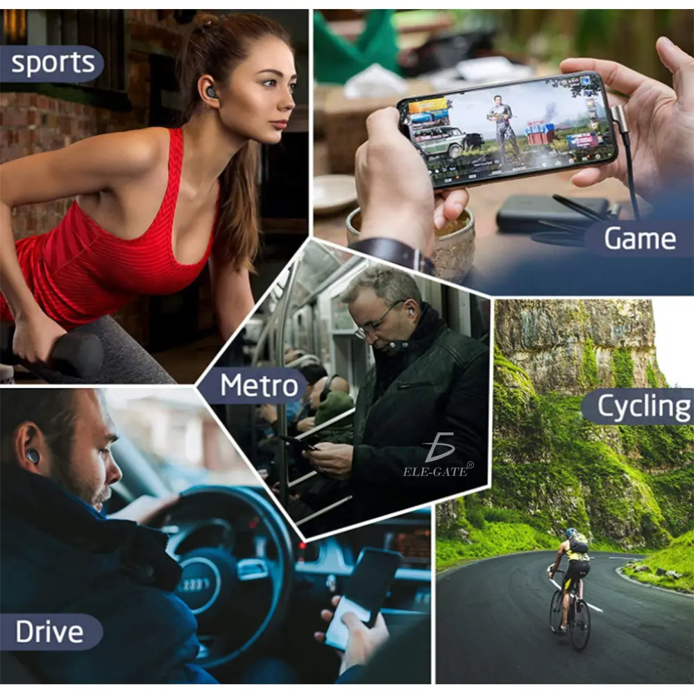 Audífonos Inalámbricos F9 8d Bluetooth 5.0 Tws Deportivos