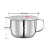 Cuenco Multiusos De Acero Inoxidable Para Fideos Sopa Merien Cuenco Multiusos De Acero Inoxidable Para Fideos Sopa Merien