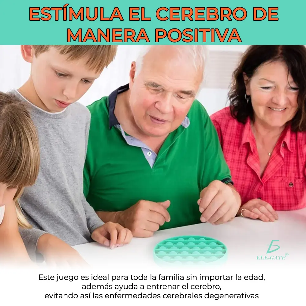 Push Pop It Fidget Juguete Burbujas Antiestres Varioscolores