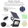 Reflector Led 200w C/ Panel Solar-control Luz Blanca Exterior Reflector Led 200w C/ Panel Solar-control Luz Blanca Exterior