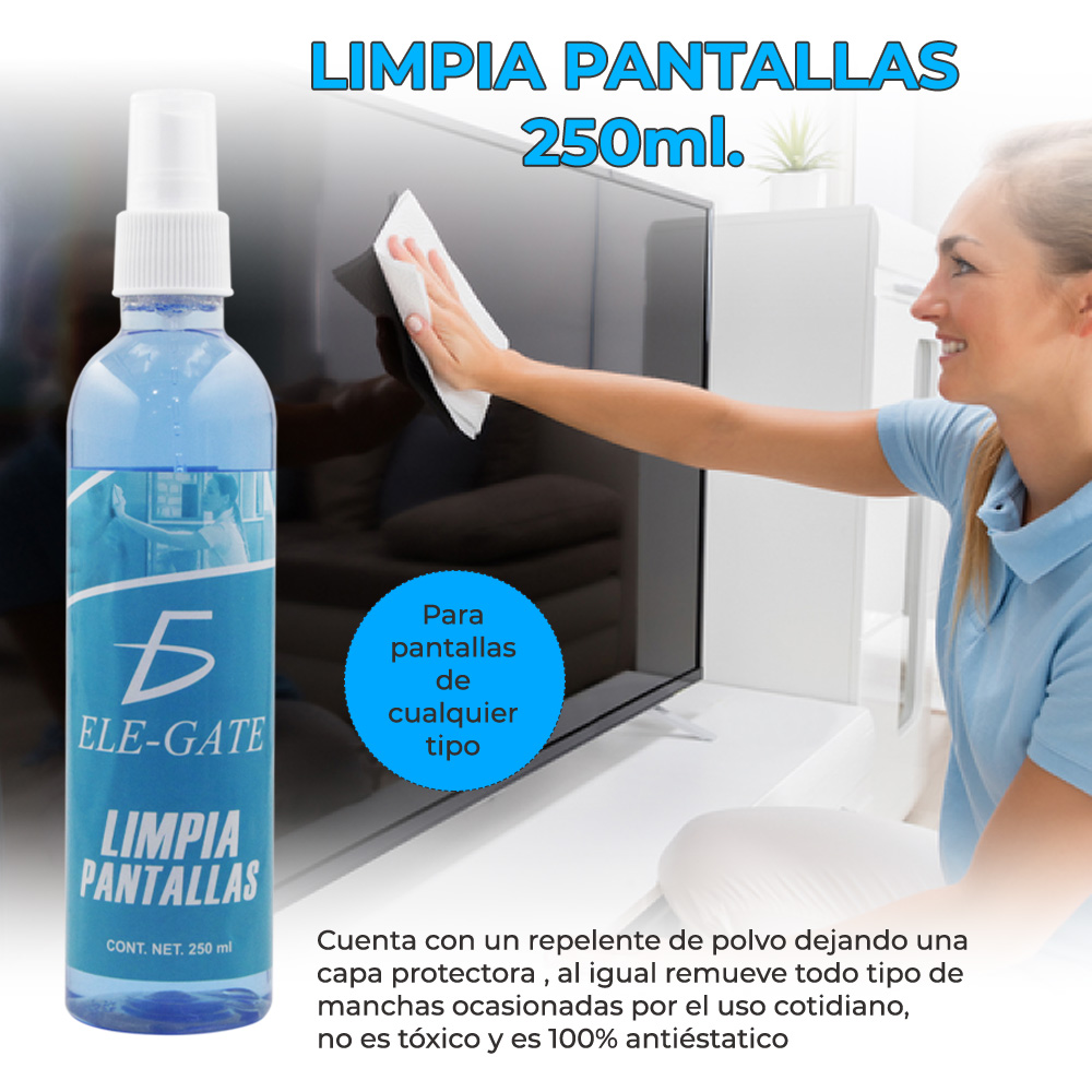 Limpiador Para Pantallas Antiest Clean 250ml