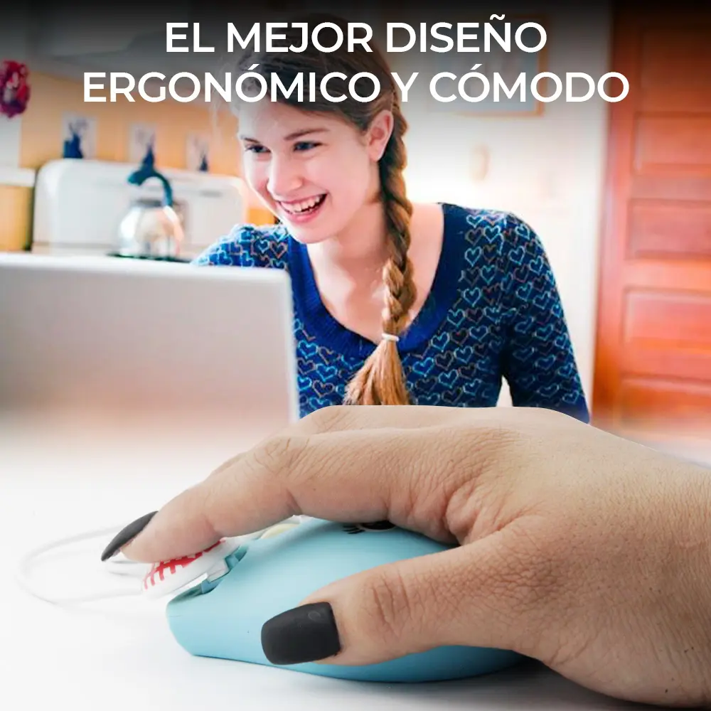 Mouse Usb Optico Alambrico para niños