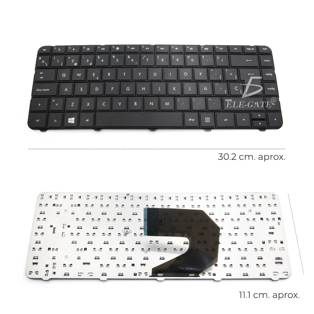 Power4Laptops Tastiera Sostitutiva UK Nero Per HP Pavilion G6-1365ea - Layout Inglese - Facile Installazione