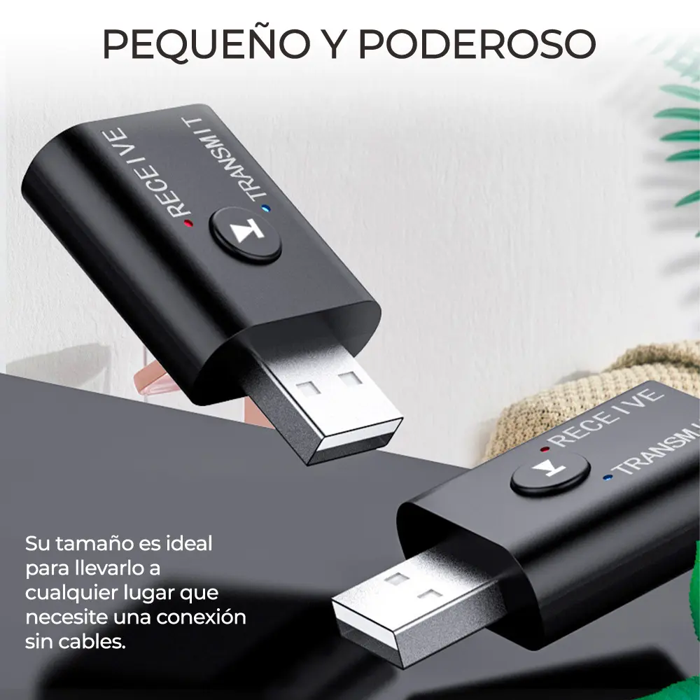 Adaptador Transmisor Receptor Mini Usb Bluetooth 5.0 Para Pc Tv Bocina