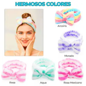 Diadema Banda Cabello Para Maquillaje Rutina Belleza