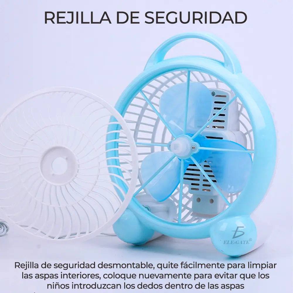 Ventilador de Pared y de Piso Plástico 16" forma de Pitufos