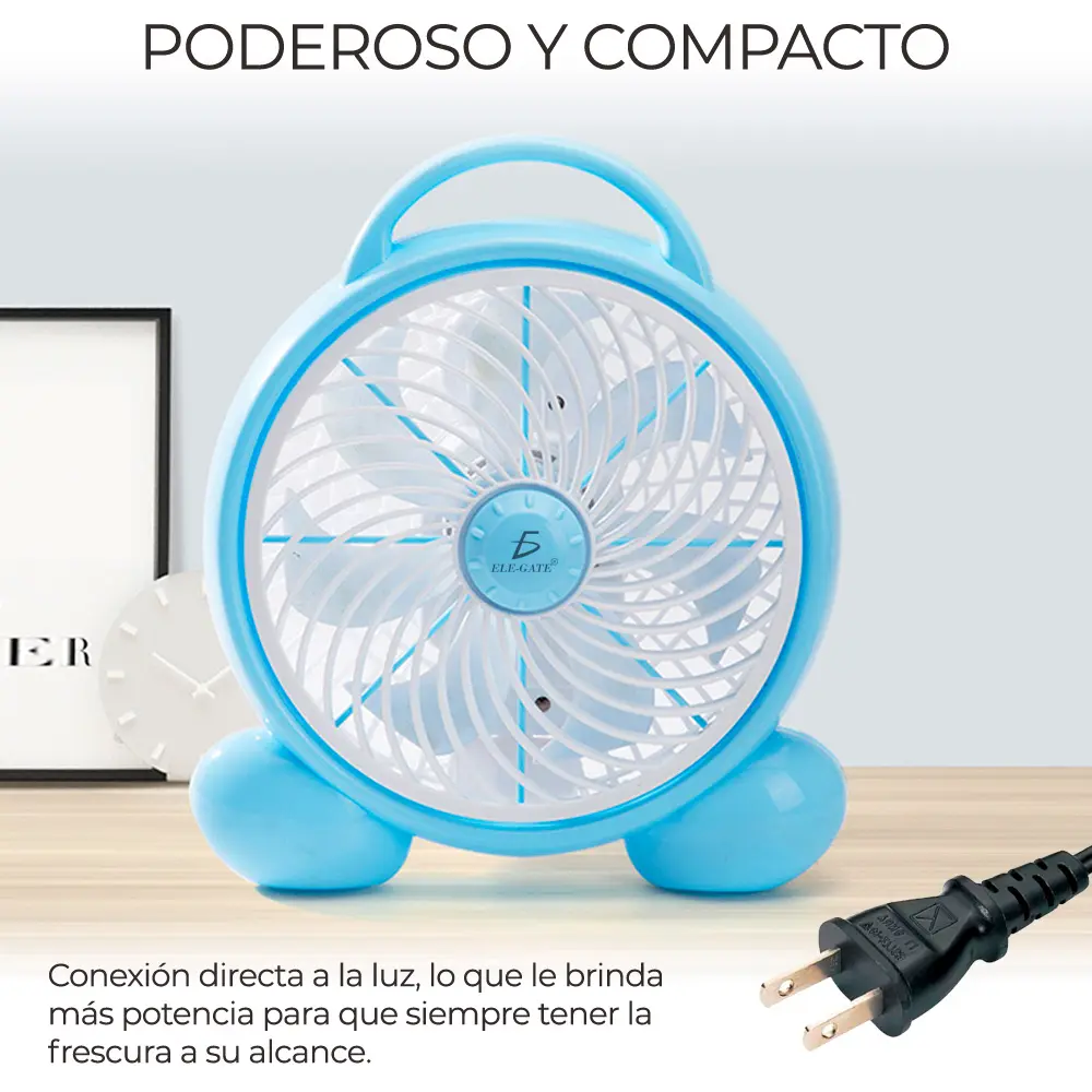 Ventilador de Pared y de Piso Plástico 16" forma de Pitufos
