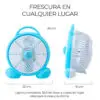 Ventilador de Pared y de Piso Plástico forma de Pitufos