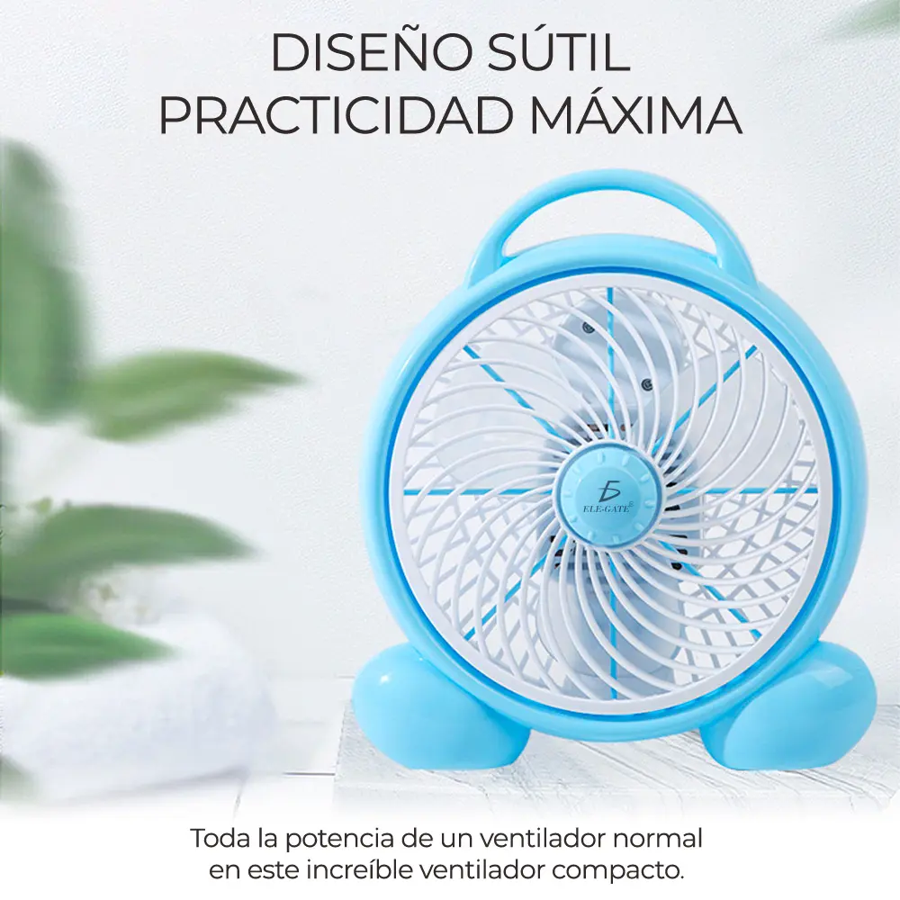 Ventilador de Pared y de Piso Plástico 16" forma de Pitufos