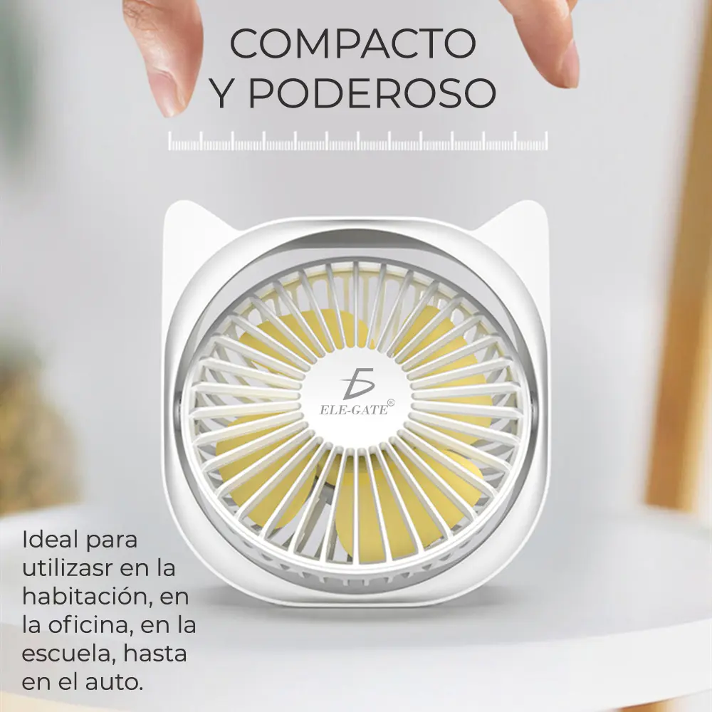 Mini Ventilador Enfriador Usb Portatil Personal Escritorio