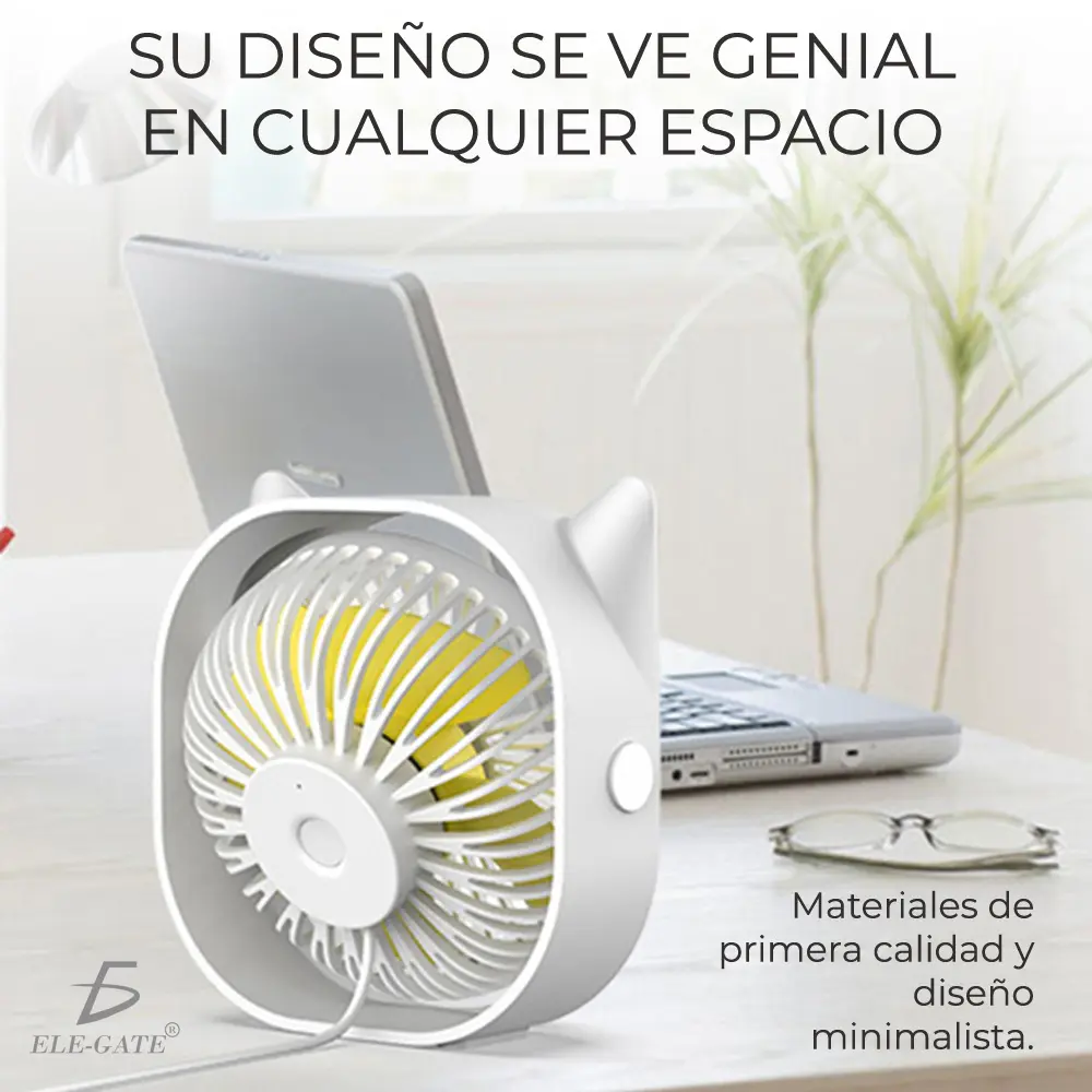 Mini Ventilador Enfriador Usb Portatil Personal Escritorio