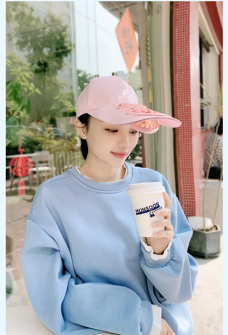 Ventilador De Refrigeración Gorra De Béisbol Sombrero