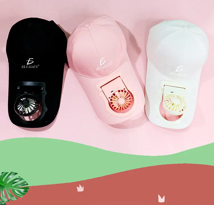 Ventilador De Refrigeración Gorra De Béisbol Sombrero