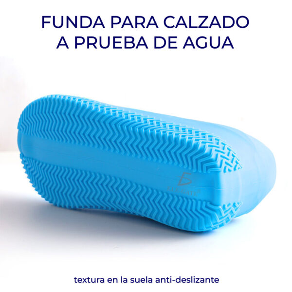 Protector Silicon Impermeable Cubre Tenis Zapato Lluvia Tamaño : M