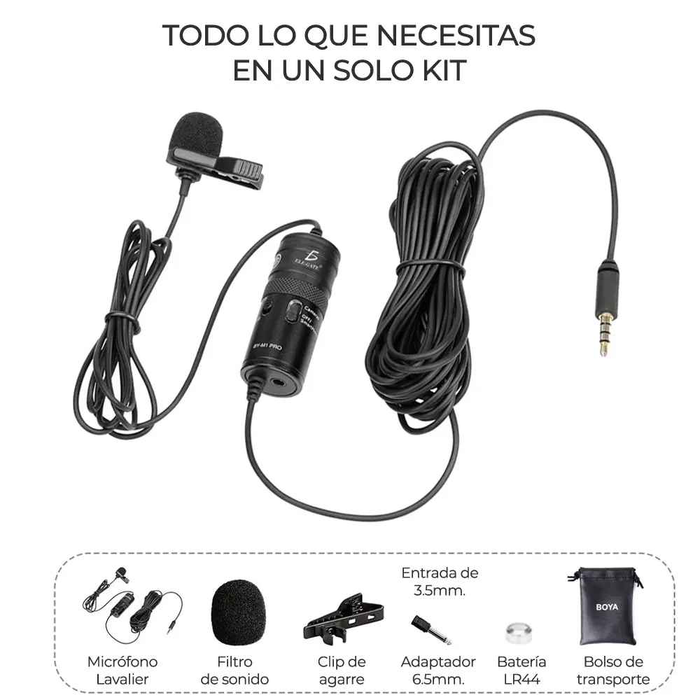 Micrófono Ondensador Omnidireccional Parca Pc Y Camara