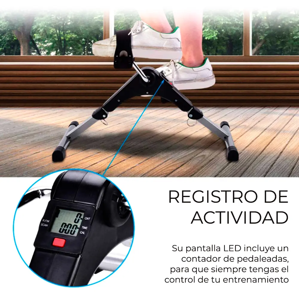 Máquina Ejercicio Fitness Pedal Plegable Paso A Paso