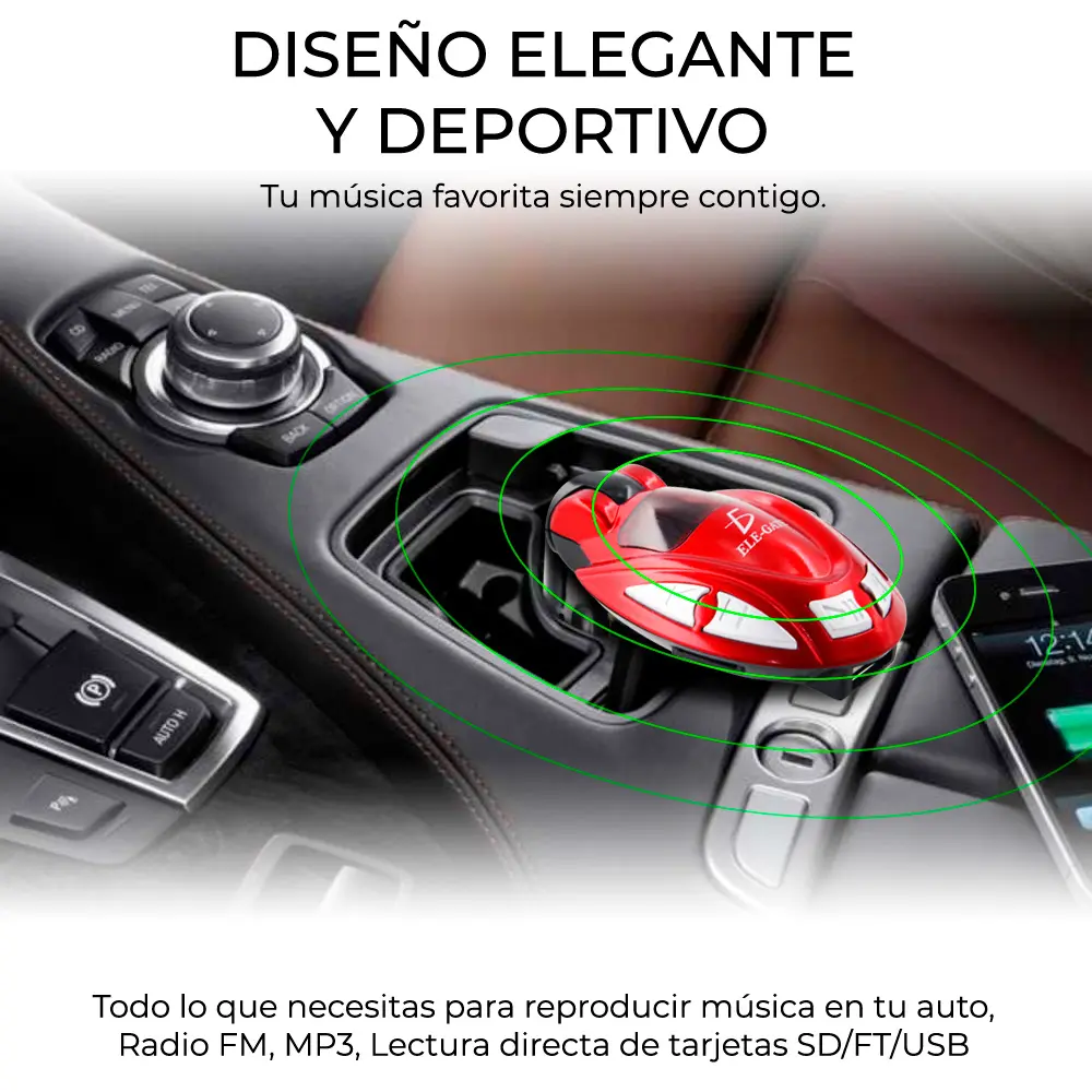 Transmisor Fm Control Remoto Usb Sd Celulares Mp3 Mp4
