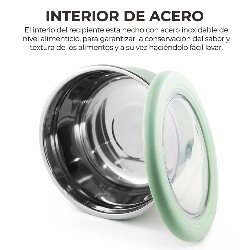 Acero Inoxidable Fresco Tazón De Conservación