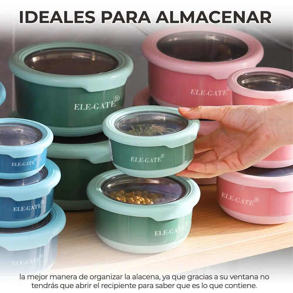 Acero Inoxidable Fresco Tazón De Conservación