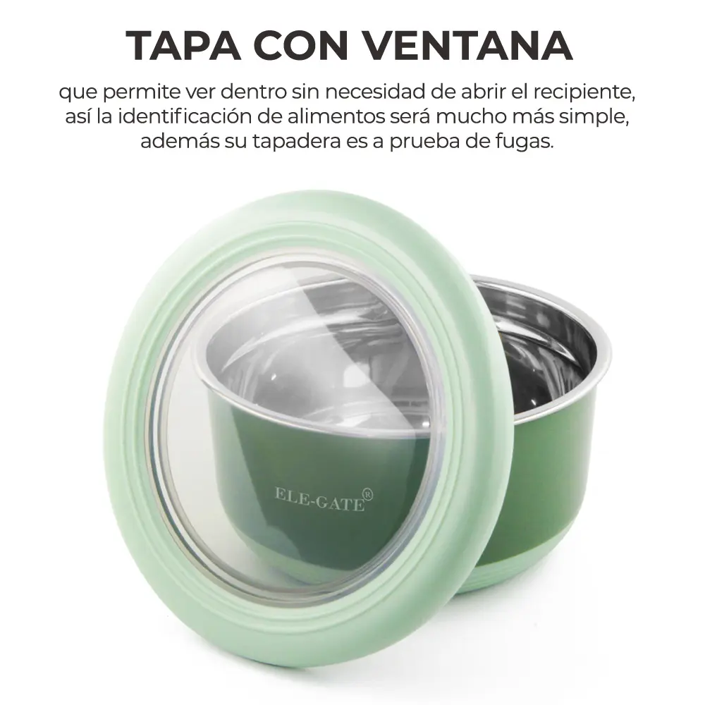 Acero Inoxidable Fresco Tazón De Conservación