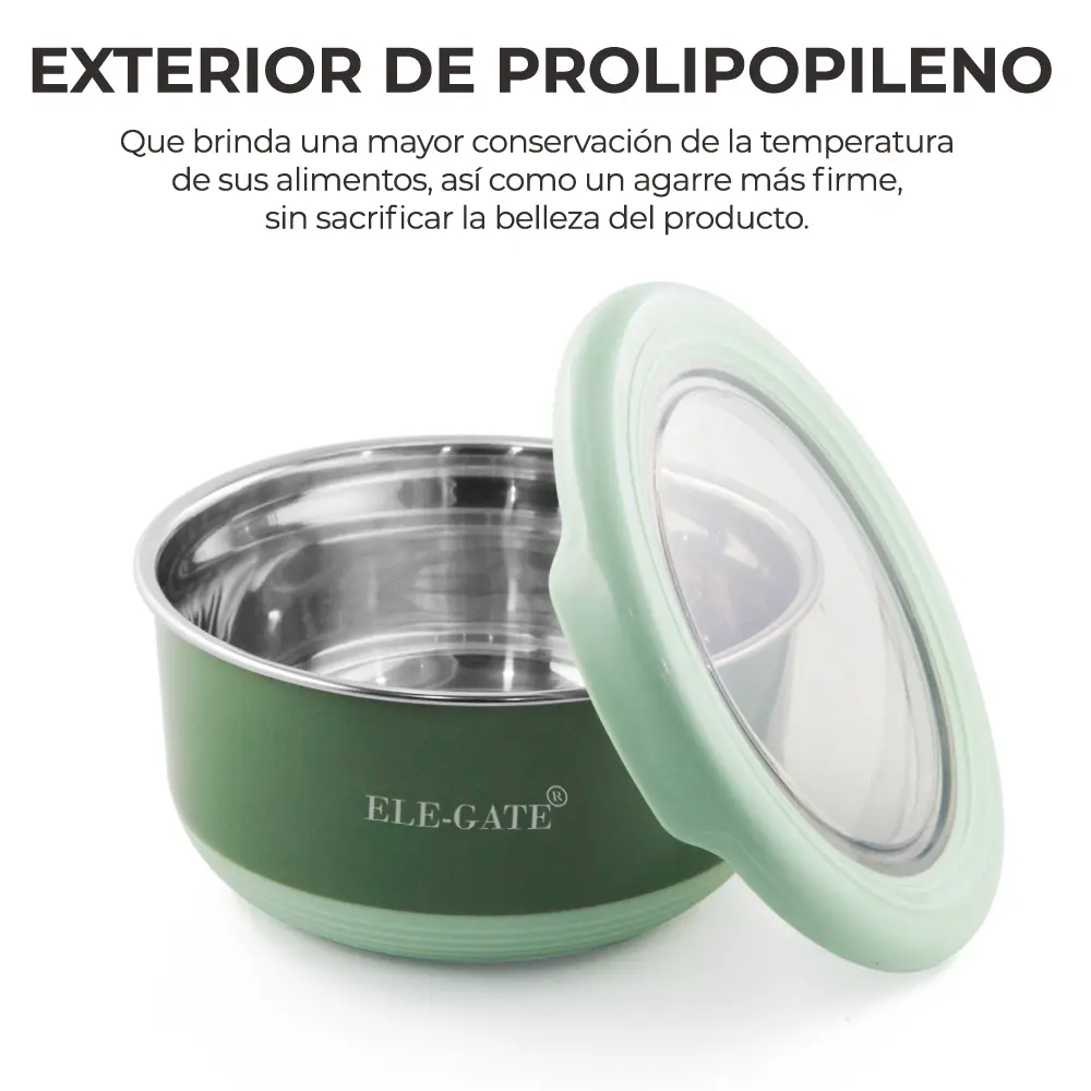 Acero Inoxidable Fresco Tazón De Conservación