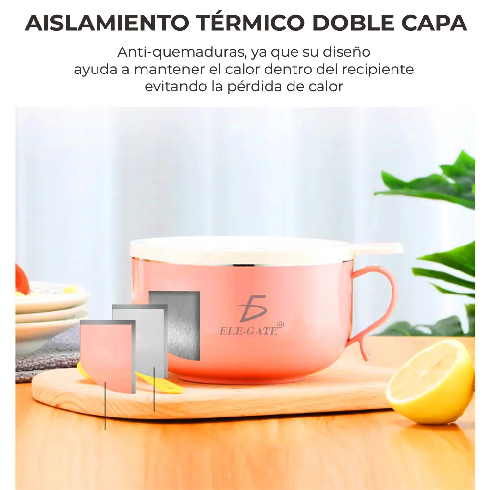 650 Ml De Dibujos Animados Cuenco Niños Utensilios De Acero