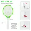 Raqueta Mata Mosquitos Lámpara Led Recargable Electrica Raqueta Mata Mosquitos Lámpara Led Recargable Electrica