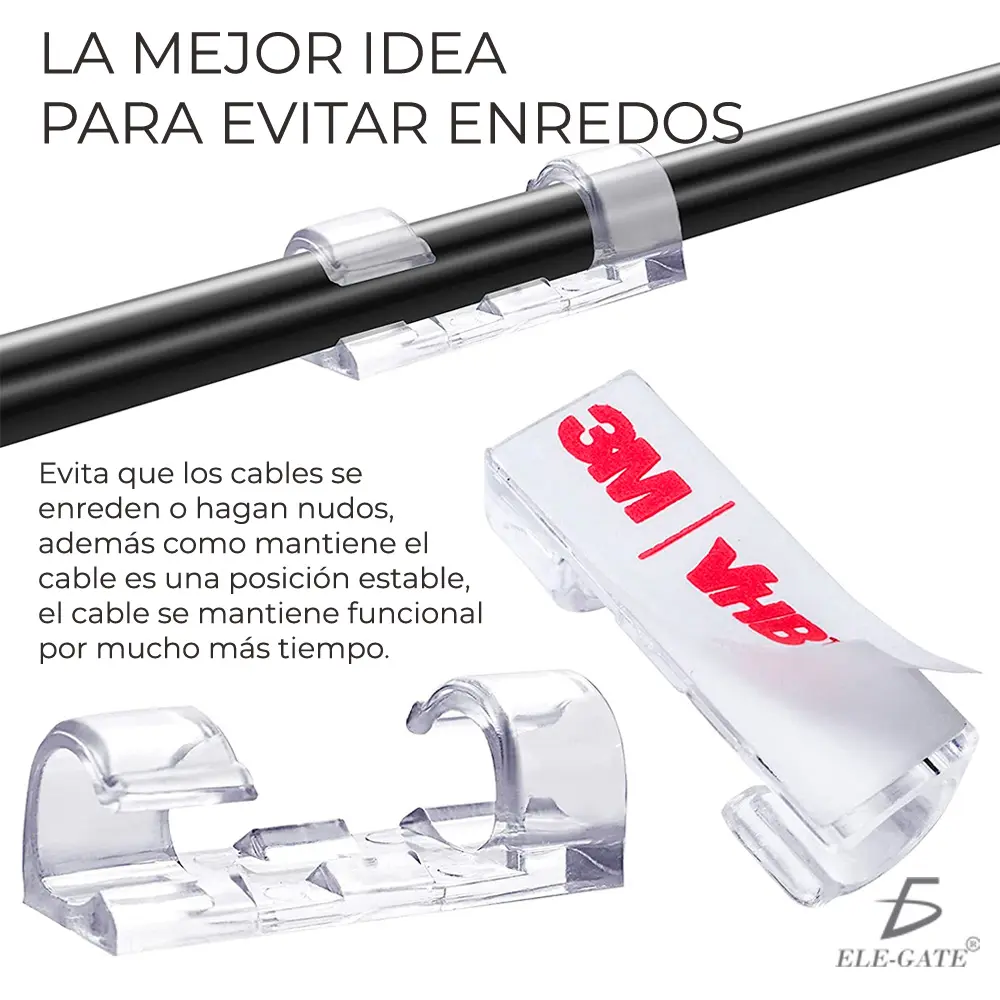 Ganchos De Cable Hebillas Para Red Y Optical 20 Piezas 