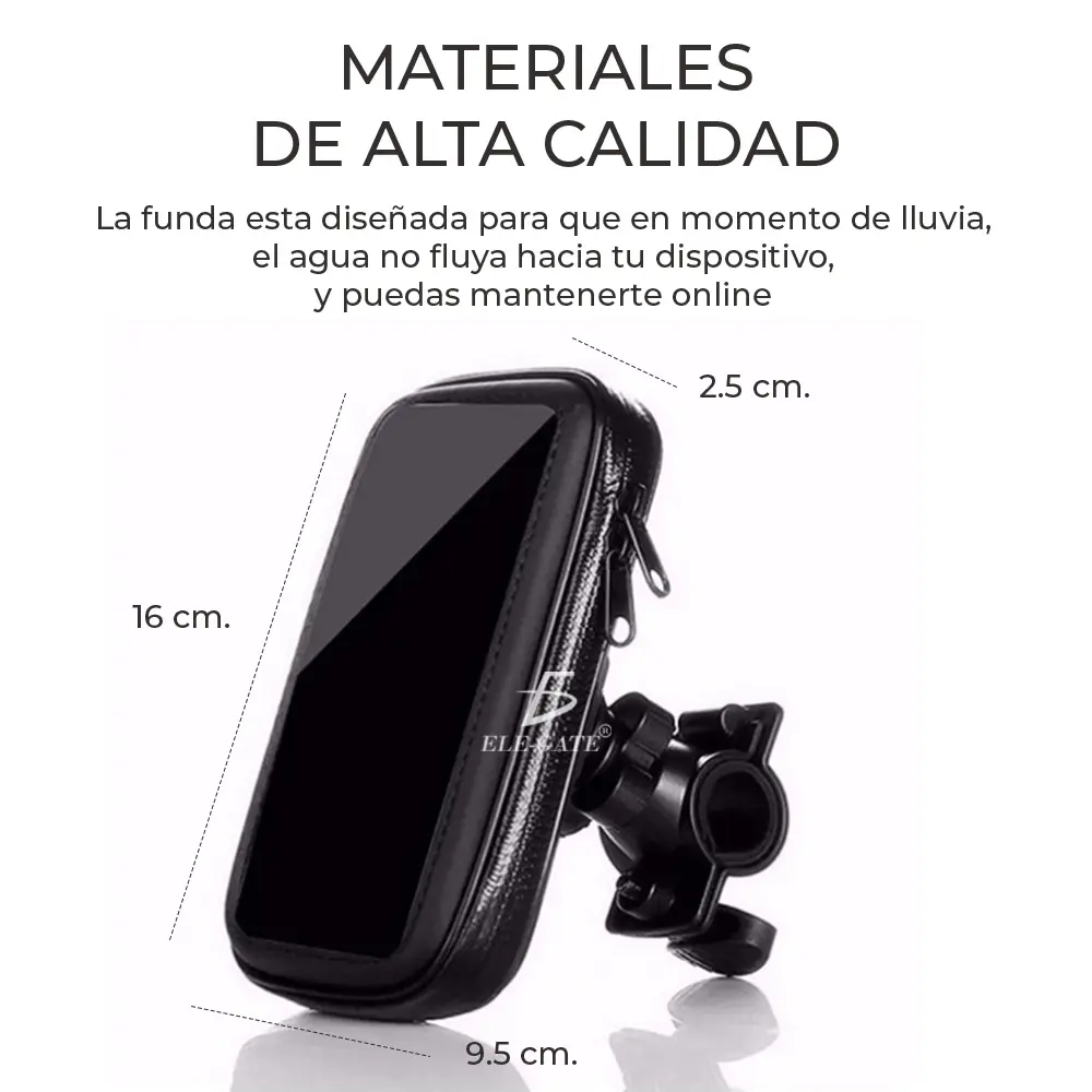 Soporte Teléfono Celular Para Motocicleta Funda Impermeable