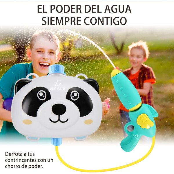 Pistola Con Tanque De Agua Mochila Para Niños Panda2