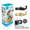 Pistola De Burbujas Gatling Gun Bubbler Maquina De Burbujas