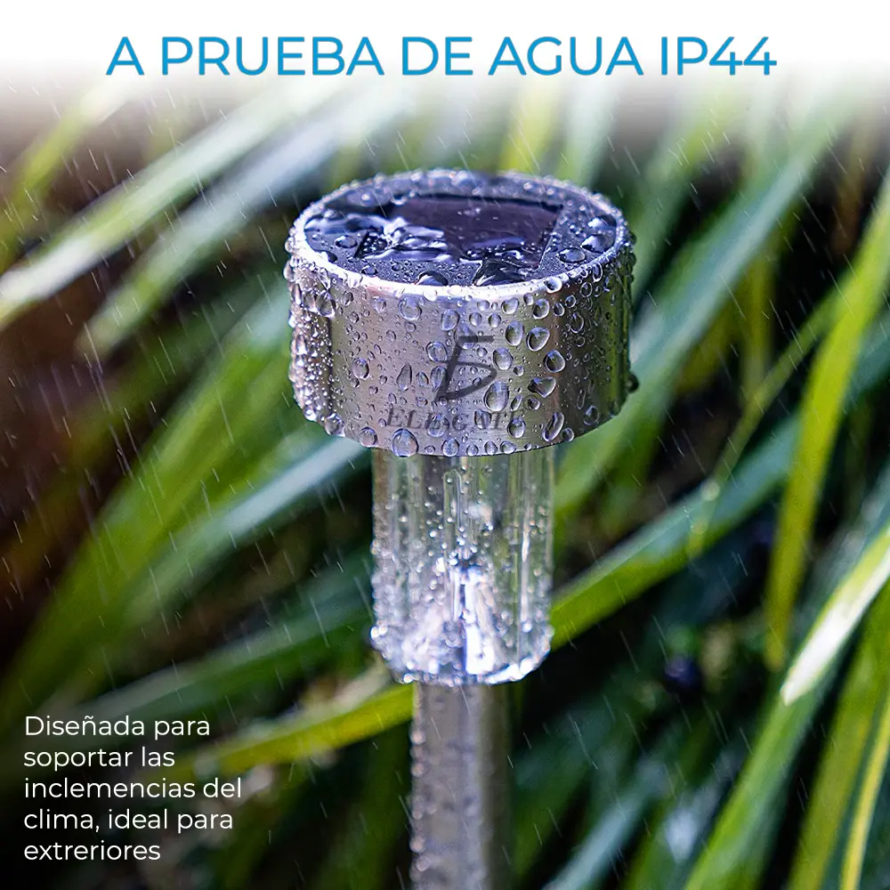 12 Piezas Solar Led Césped Luces Decoración Del Jardín T