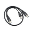 Cable Usb 2.0 Para Disco Duro 42 Cm Largo Macho A Macho