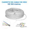100 Metros Cable Red Utp Cat 5e Rj-45 Blanco Cober 100 Metros Cable Red Utp Cat 5e Rj-45 Blanco Cober