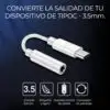 Adaptador De Auriculares TYPE-C Tipo C A 3.5 Mm Adaptador De Auriculares TYPE-C Tipo C A 3.5 Mm
