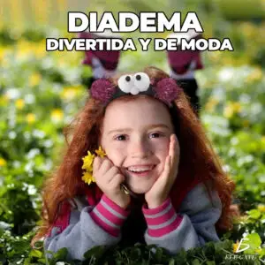 Diadema De Moda Para Niñas Con Ojos y Orejas