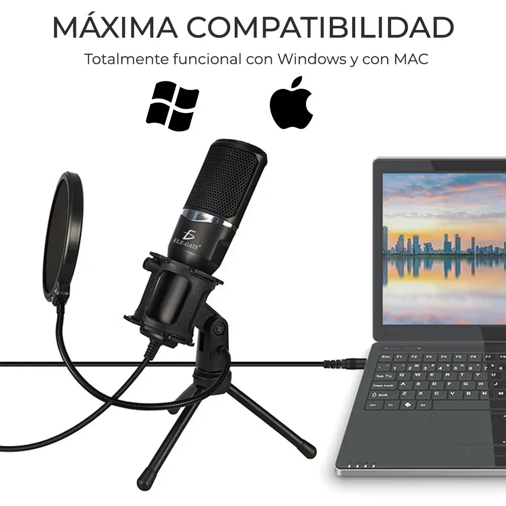 Microfono De Estudio Actuación En Vivo