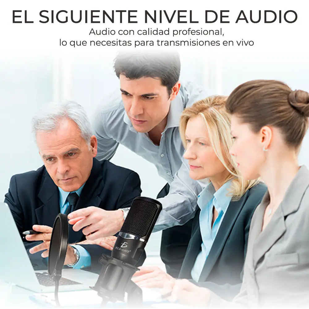 Microfono De Estudio Actuación En Vivo