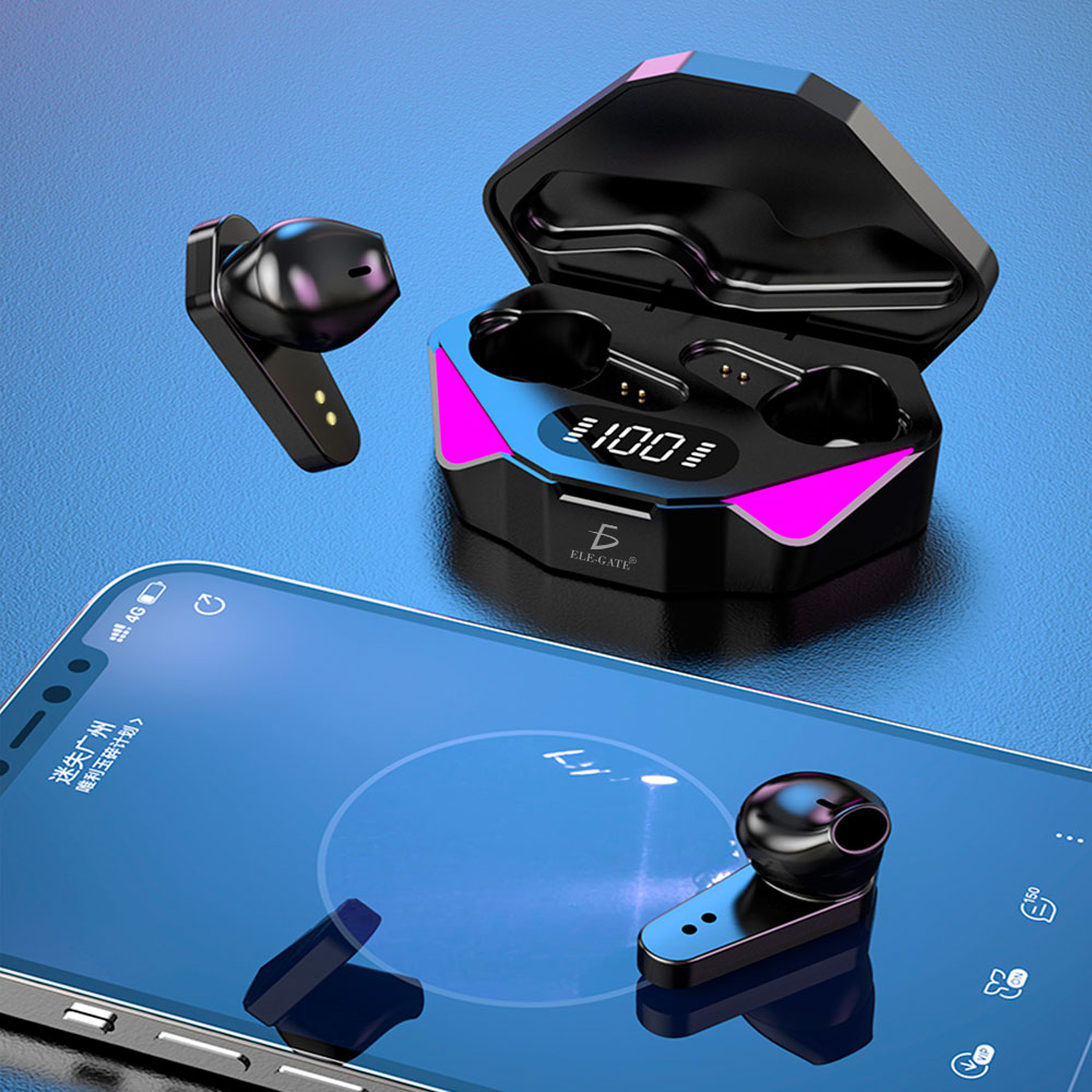 Audífonos Inalámbricos Gamer Bluetooth Real Wireless con Luz LED