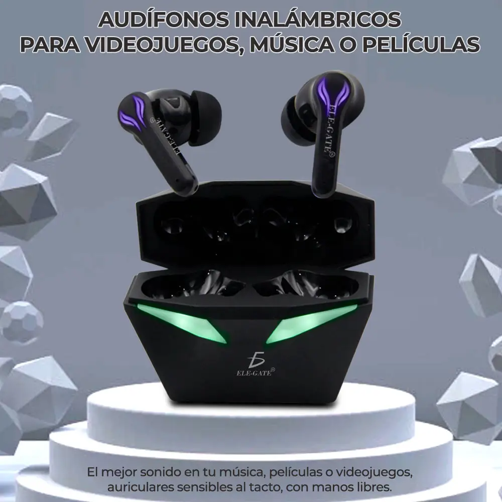 Auriculares Extraterrestre Gamer Inalámbricos Bluetooth 5.1